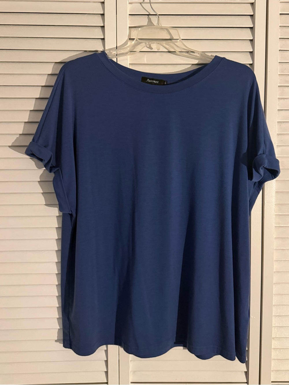 Automet 3X Deep Blue Relaxed Short Sleeve Tee